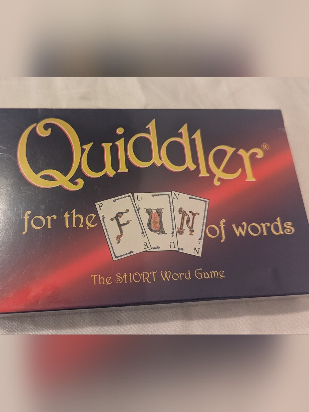 Quiddler The Short Word Game - New In Box. MENSA Select Award